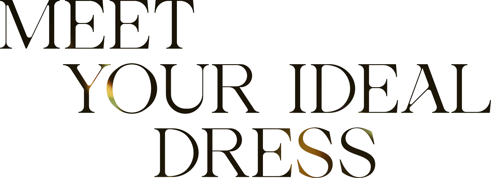 MEET YOUR IDEAL DRESS